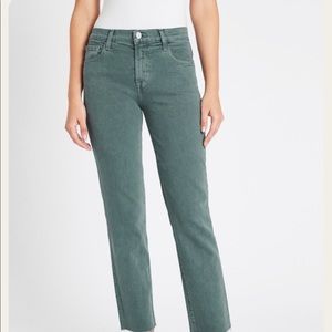 J brand mid rise straight jean